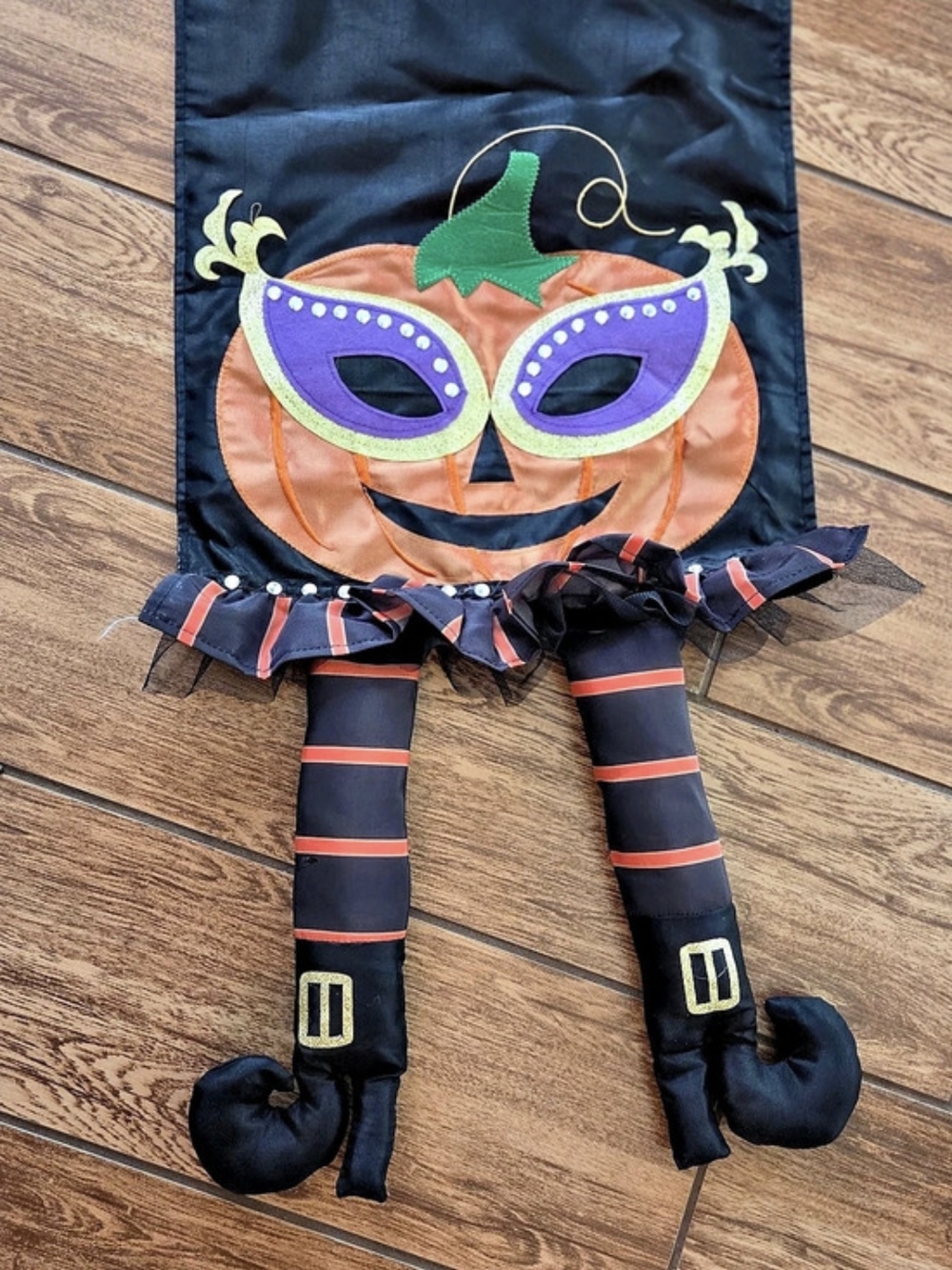 Halloween Pumpkin Table Runner